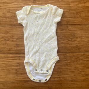 Carter’s Dots & Stars Baby Onesie, Size NB